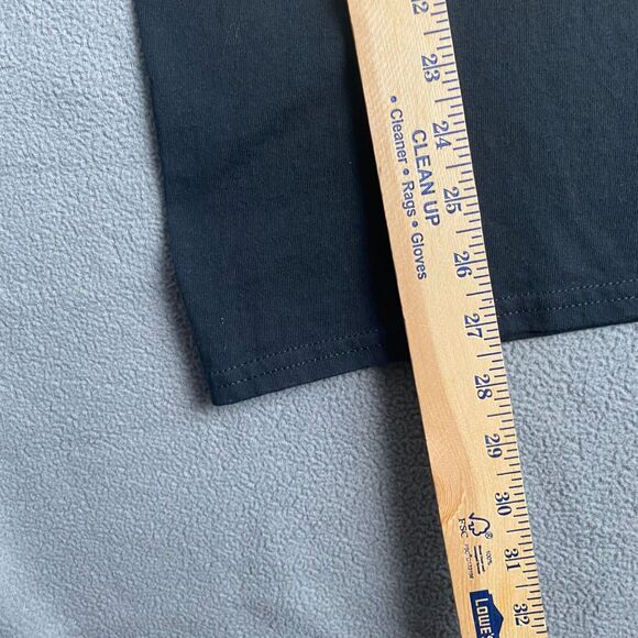 Highland-Springs Football Logo Men's T Shirt size L Black Short Sleeve,Gildan - Picture 5 of 11